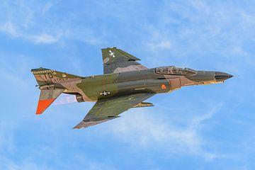 Flyby of McDonnell Douglas QF-4E Phantom II. by Jaap van den Berg