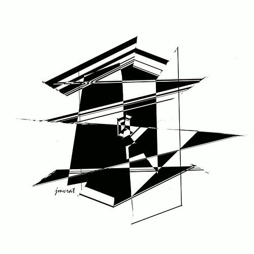 Abstracte kunst JM0037