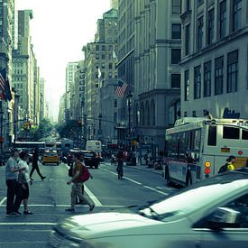 New York Manhattan straatbeeld van Hans Wijnveen