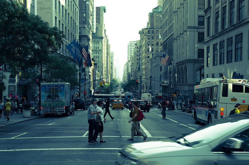 New York Manhattan straatbeeld by Hans Wijnveen