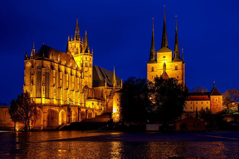 Der Erfurter Dom in Thüringen von Roland Brack