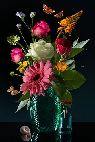 "Royal Deluxe" Stilleben in einer Glasvase Sander van Laar von Sander van Laar