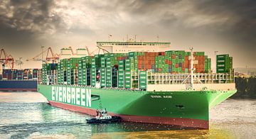 Hamburg - Containerschip van Sabine Wagner