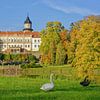 Herfst in het kasteelpark Wiesenburg van Gisela Scheffbuch