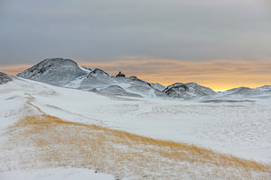 Sonnenuntergang über Leirhnjukur