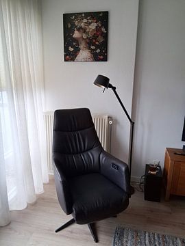 Photo de nos clients: Fleurs et papillons sur Peintures accrocheuses