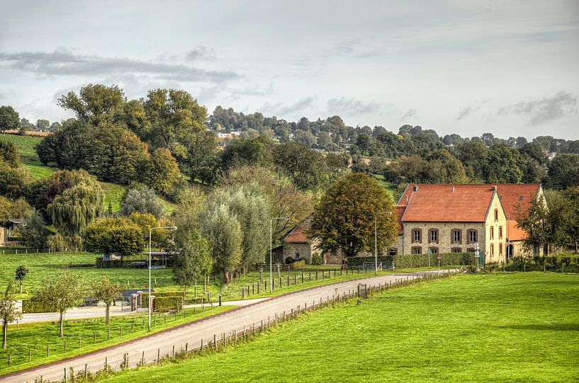 Typical Limburg farmhouse at Bulkem Simpelveld by John Kreukniet