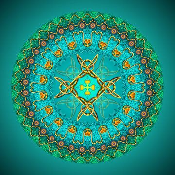 Kristal Mandala-Nyoon Licht van SHANA-Lichtpionier