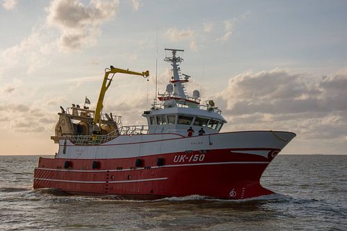 Vissersschip voor Harlingen