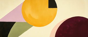 Geometrische harmonieën van licht van Poster Art Shop