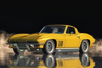 Chevrolet Corvette Stingray 427 A Classic Car by Jan Keteleer