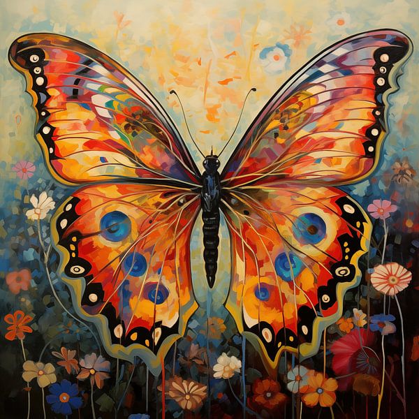 Schmetterling abstrakt von Imagine