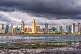 Gewitterwolken über der Skyline von Joseph S Giacalone Photography