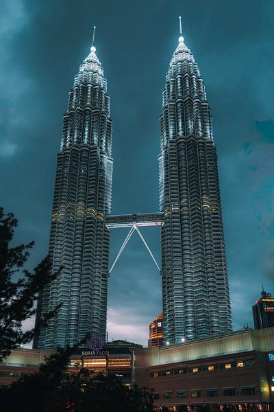 Petronas Towers - landmark of the Kuala Lumpur skyline by NZME Photography