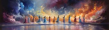 Heavenly Dance: Theatre Canvas by Surreal Media