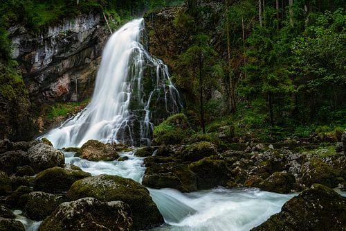 Waterval in Tirol bij Berchdesgaden.