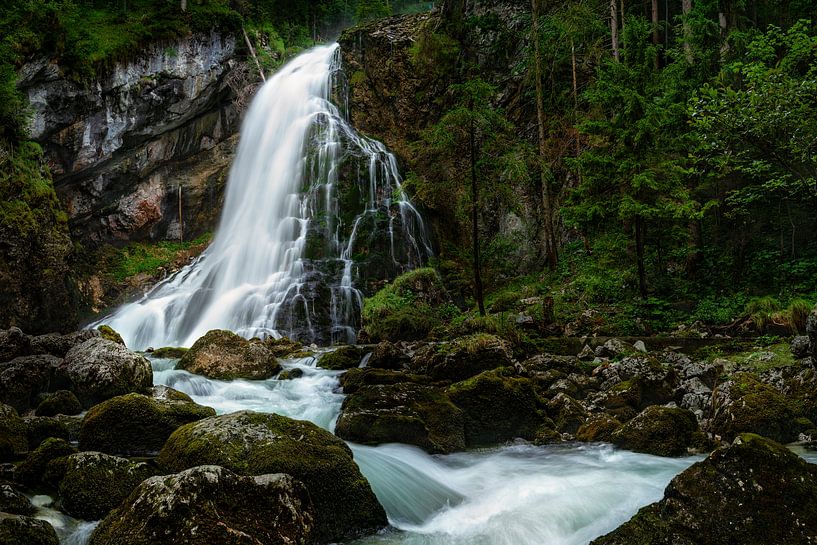 Wasserfall in Tirol bei Berchdesgaden. von Voss Fine Art Fotografie