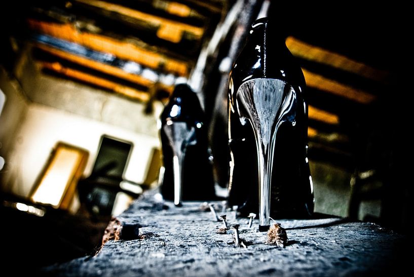 Black, glossy, chrome attachment by Norbert Sülzner