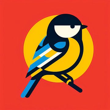 Vogel graphic van Tatjana Korneeva