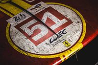 Ferrari 499P - Sieger des 24-Stunden-Rennens von Le Mans 2023 - Detail der Rennverschmutzung II