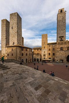 De torens van San Gimignano van Denis Feiner