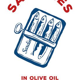 Sardines - Mediterranean print by MDRN HOME