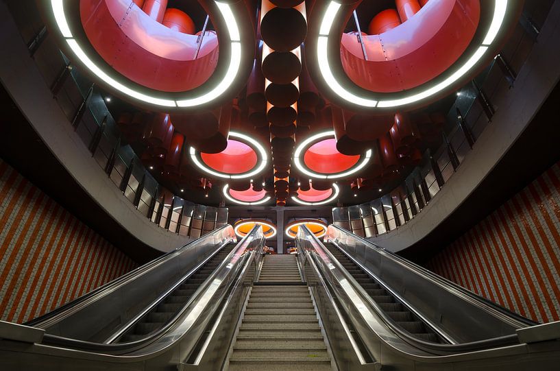 Brussels Metro Station by Mark Bolijn