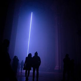 Lichtinstallatie Expo Leuven België van Philippe Wuestenbergs