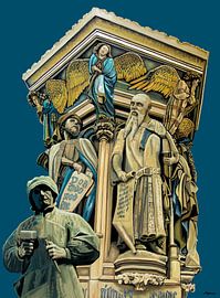 Moses Brunnen von Claus Sluter Gemälde von Paul Meijering