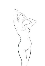 Nude drawing. by Michael Kremer