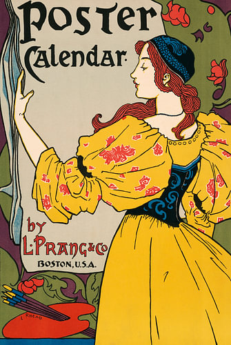 Louis Rhead – Plakatkalender von L. Prang & Co. (1897)