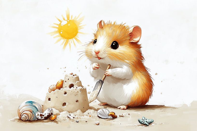 Die Sandburg des Hamsters #1 von Ralf van de Sand