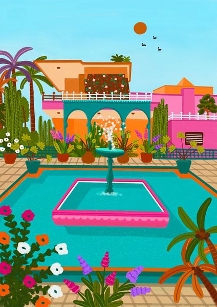 Jardin Majorelle by Nidhi Kachhadiya