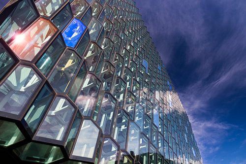 Harpa Reykjavik IJsland van Mario Verkerk