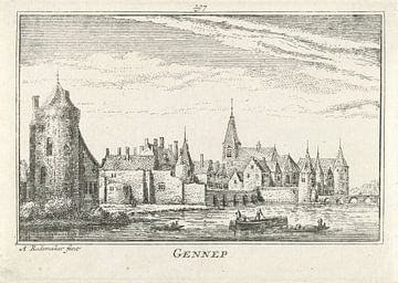 Abraham Rademaker, Ansicht von Gennep, 1727 - 1733