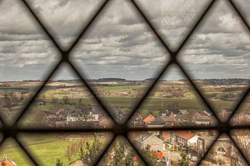 Uitzicht vanaf de Sint Martinuskerk in Vijlen van John Kreukniet