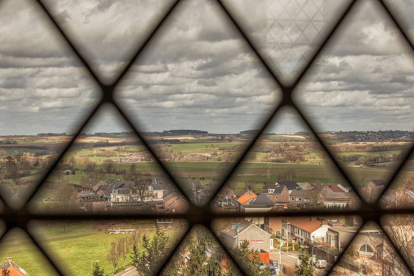 Uitzicht vanaf de Sint Martinuskerk in Vijlen van John Kreukniet