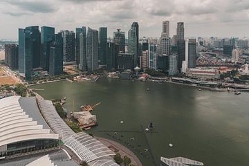 Skyline van Singapore van vdlvisuals.com