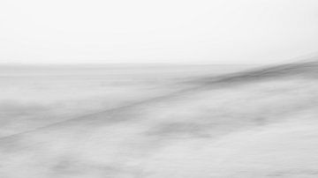 De duinen op Ameland in ICM - Z/W omzetting 1