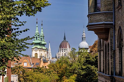 The skyline of Budapest