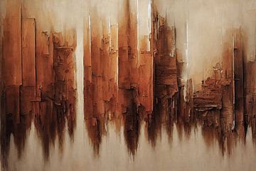 Abstract bruin van Bert Nijholt