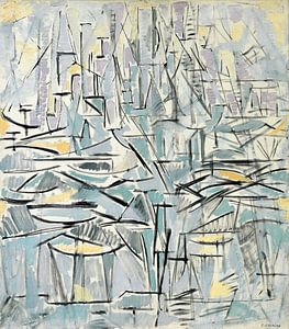 Composition n° XVI, composition 1 (arbre) - Piet Mondrian
