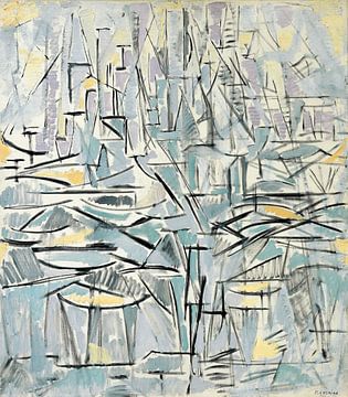 Compositie nr. XVI, Compositie 1 (boom) - Piet Mondriaan