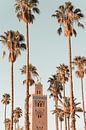 Marrakech - Koutoubia moskee tussen de palmbomen van Leonie Zaytoune thumbnail