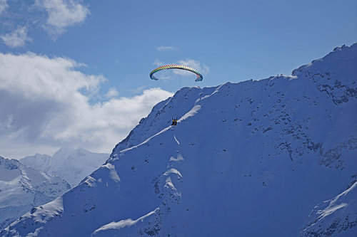 Paragliding in de Tuxer Alpen