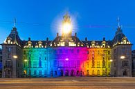 Het stadhuis op de Coolsingel in Rotterdam als songfestival editie van MS Fotografie | Marc van der Stelt thumbnail