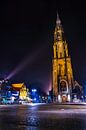 Delft | Nieuwe Kerk in de nachtelijke spotlight van Ricardo Bouman thumbnail