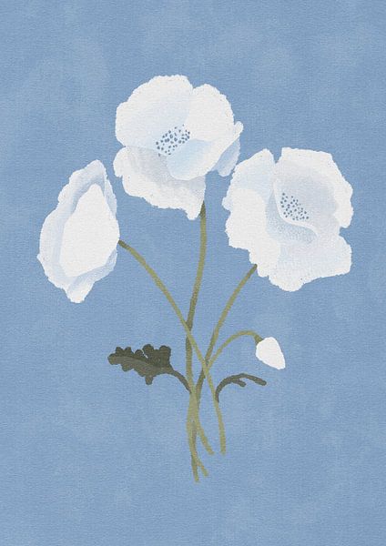 Blanc sur bleu par Goed Blauw