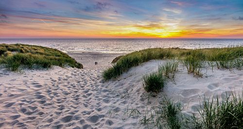 Paal 15 prachtige Zonsondergang - Texel