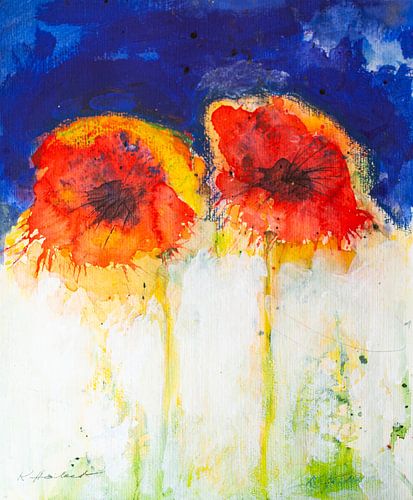 Two poppies